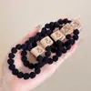 Diadema de Oso, Goma para el Cabello de Color Café, Lazo Sencillo y Elegante, Goma Elástica para Mujer, Diadema de Alta Elasticidad y Duradera al por Mayor