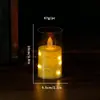 Venta Caliente Transfronteriza Vela Electrónica Lámpara Bala Cadena Patrón Control Remoto con Adornos de Vela Fiesta Grande Festival de Música