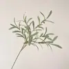 Estilos Recomendados para Decoração de Árvore de Engenharia: Folhas de Oliveira Artificiais com Frutos Pretos, Galhos Longos, Galhos Estilo Chinês Novo para Decoração de Arranjos Florais, Verde Falso
