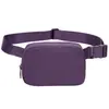 Bolso Lulu del mismo estilo en stock, riñonera antisalpicaduras, riñonera deportiva de nailon para correr, riñonera para teléfono móvil para hombres y mujeres.