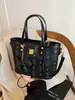 Bolsa Cesta Tote Estampada da Moda para Mulheres 2026 Nova Elegante Versátil Bolsa de Ombro de Nicho Fofa Bolsa Transversal