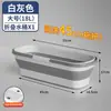Cubo para trapeador plegable, cubo rectangular para trapear pisos, lavado de autos y limpieza de pisos, cubo de agua, cubo exprimidor, cubo individual, cubeta de drenaje