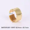Anillo de Dedo Abrible Hecho a Mano Boca Abierta/Cerrada Herramienta Básica DIY Adorno de Círculo Redondo Accesorios Material de Cobre Anillo Colgante Anillo