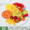 Modelo de corte de fruta fotografía de raspado de hielo rodaja de fruta limón rodaja de fresa plátano modelo de corte de fruta juguete para niños