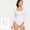 Mono de Yoga Otoño 2026 para Mujer de Manga Larga con Soporte Lumbar, Levanta Glúteos, Control de Abdomen, Body de Fitness Ajustable