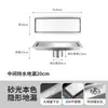Suministro Exclusivo Transfronterizo de Drenaje de Piso Rectangular Invisible de Acero Inoxidable 304 para Baño, Drenaje de Piso Oculto Largo Antiolor Color Dorado