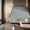 Caja de Almacenamiento de Sábanas de Tela Oxford Transfronteriza Tela Juego de Cuatro Piezas Almacenamiento de Ropa de Cama Dormitorio Armario Caja de Almacenamiento de Funda Nórdica