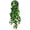 Videira Decorativa Artificial de Jiboia de Alta Qualidade Folhas de Plástico Trepadeira de Interior Pendurada na Parede Flores Artificiais Plantas Verdes Pendurada na Parede Planta-aranha
