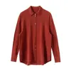 Suave y Amigable con la Piel de Punto de Lana Pura Cardigan Top Versátil Cómodo de Moda de Botonadura Única con Cuello Polo para Mujer