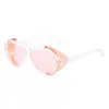 Gafas de Sol Punk Nuevas 2021 Tendencia Europea y Americana Marca de Celebridad de Internet Gafas de Vapor Gafas de Sol Ovaladas Personalizadas