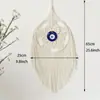 Tapeçaria Olho Turco Azul Tecida à Mão Decoração de Parede Olho do Diabo Estilo Boêmio Pendente de Parede Decoração de Casa