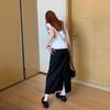 Saia Longa Cinza Estilo Blazer com Cinto, Justa no Quadril, Versátil Estilo Coreano, Cintura Alta, Emagrecedora, Linha A, Fenda para o Verão