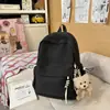 Mochila Escolar para Campus Estilo K Ins Simple Cuadros Mochila para Estudiantes de Secundaria y Preparatoria Gran Capacidad Mochila de Ocio para Viajes