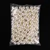 Material DIY artesanal acessórios de contas soltas pérola de imitação ABS contas soltas Jin inteiras contas redondas de furo duplo 4-20mm
