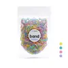 Diademas Desechables de Colores para Niñas, Gomas Elásticas Pequeñas para Trenzar, Anillos Pequeños de Cabello de Alta Elasticidad, Accesorios para el Cabello Infantiles