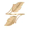 Pulseiras de Braço de Metal Transfronteiriças com um Toque Europeu e Americano de Alta Qualidade, Acessórios de Mão Versáteis, Borboleta, Coração, Folha, Pulseiras Multicamadas Femininas