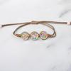 Pulsera de flor seca tejida a mano encaje flor joyería simple Mori pequeña fresca flor eterna puesto de flores suministro chica