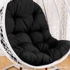 Cojín Impermeable para Silla Colgante Transfronterizo, Cojín Espesado para Silla Mecedora de Cesta Colgante, Cojín Integrado con Respaldo para Silla Colgante Redonda Nido de Pájaro