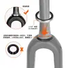 Toseek Horquilla de Fibra de Carbono para Bicicleta de Carretera Gravel Horquilla Dura para Bicicleta Enrutamiento Interno Completo de Cables Liberación Rápida Freno de Disco Horquilla de Carbono