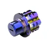 Acessórios de Modificação para Veículos Elétricos de Motocicleta Tampa Colorida Titânio para Cabeça de Chave Tampa de Chave para Scooter Decoração de Chaveiro Personalizada