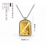 Símbolos Auspiciosos Tibetanos de los Ocho 3D Pequeño Santuario de Buda Colgante Cobre Dorado Pequeño Ligero Sin Sentir al Usar 12 Estilos Disponibles