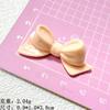 Simulación de lindo lazo tridimensional, accesorios de resina, crema de pegamento, tocado, horquilla, hebilla de zapato, carcasa de teléfono móvil, parche de belleza
