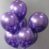 Globos metálicos de 10 pulgadas al por mayor para fiestas de cumpleaños, decoración navideña, diseño de escena, globos redondos cromados
