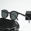 2024 Nuevo Estilo Coreano Gm Marco Ovalado Uña de Arroz Lujo Ligero Gafas de Sol para Mujer Libro de Montar Rojo Sombra para Celebridad Cyber Gafas de Sol para Hombre