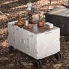 Carrito de Camping de Gran Capacidad, Plegable Grande Extendido y Ensanchado, Portátil para Exteriores, Picnic, Almacenamiento de Gran Capacidad, Carrito de Camping