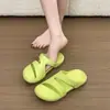 Zuecos de Dibujos Animados Estilo Coreano para Mujer, Sandalias de Doble Uso Antideslizantes de Suela Suave para Exteriores de Verano, Zapatos para Playa y Jardín