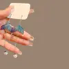 Pendientes Largos de Plata con Borlas de Diamantes Completos Super Brillantes, Populares en Línea, Hacen que el Rostro Parezca Más Delgado, Pendientes de Cadena Elegantes y Versátiles