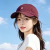 Gorra de Béisbol Versátil Estilo Coreano Nuevo para Mujer Otoño e Invierno Versátil Estilo Callejero Gato Bordado Hace que la Cara se Vea Más Pequeña Gorra de Pico