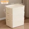 Caixa Organizadora para Uso Doméstico, Caixa Organizadora de Grande Capacidade sob o Guarda-Roupa ou Mesa no Quarto, Organizador Plástico Espessado e Conveniente para Armazenamento sob a Cama