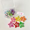 Horquilla de estrella accesorios para el cabello de niños linda pinza para flequillo de bebé horquilla rota horquilla color dopamina color aceite