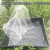 Malla base de red a prueba de insectos para jardinería, previene la fuga de tierra del fondo de la maceta, tela para tapete de plántulas, tela para tapete de suculentas, agujero en la base del tapete