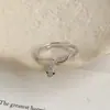 Anillo de Serpiente Enrollada con Circonita de Lujo Ligero Nicho de Gama Alta Fresco Exquisito Diseño Abierto Ins Anillo para Dedo Índice