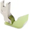 Pie prensatelas de plástico para coche plano, pie prensatelas de algodón acanalado Oxford, pie prensatelas de algodón para costura de punto, pie prensatelas en forma de barco, accesorios para máquina de coser