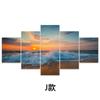 Pintura Suspensa Personalizada de Luxo Pintada por Spray para Sala de Estar, Hotel, Apartamento, Quarto, Mesa de Cabeceira, Decoração de Pôr do Sol na Beira-Mar