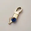 Llavero de cuerda trenzada de fábrica, accesorios de ferretería, hebilla de herradura, colgante para llave de coche, accesorios de moda para coche