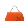 Bolsa de Ombro para Trabalho e Deslocamento, Bolsa de Mão Estilo Coreano, Cor Sólida Simples, Bolsa Pequena Exquisita, Design Único, Bolsa Transversal de Nicho, Bolsa Feminina