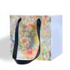 Gardenia Pintura a Óleo Estilo Quadrado Bolsa Flores DIY Presente Portátil Sacola de Papel Caixa de Embalagem de Sentido Avançado Vazio Floricultura