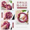 Pulsera de Círculo Único Bodhi Rosa Morado Tono Agitado Pulsera de Cuentas de Raíz de Bodhi para Mujer Estilo Nacional Wen Jugar Placa de Raíz de Bodhi