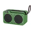 2025 Nueva Tarjeta Inalámbrica de Audio Bluetooth Radio FM Solar de Escritorio Portátil Mini Caja de Audio