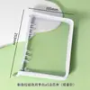 Envío Gratis A5 Transparente Hojas Sueltas Manual Multifuncional Bolsa con Cremallera Libro de Hojas Sueltas Simple Cubierta Suave de PVC Reemplazable