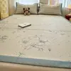Juego de Sábanas de Cama con Esterilla Refrigerante de Seda de Hielo 100% Polipropileno para Clase de Verano, Juego de Tres Piezas, Cubierta de Cama de Cobertura Total, Esterilla de Seda de Hielo