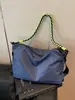 Bolsa Tote de Nylon de Gran Capacidad para Estudiantes, Moda Casual Transfronteriza, Versátil para Clase y Viajes, de un Solo Hombro, de Mano y Cruzada