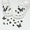 Compatible con Crocs Cadena Dorada con Purpurina Lujo Ligero Pedrería Accesorios DIY Flores para Zapatos Decoración de Girasol Hebillas para Zapatos Mayoreo