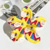 Patrón de Horquilla Impreso con UV de Flor Transfronteriza Se Puede Personalizar con Horquilla Personalizada Pinza de Tiburón Accesorios para el Cabello de Horquilla de Plumeria de Gama Alta