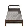 Cama plegable de oficina, cama de hierro duradera, adecuada para dormitorios, empresas, hogares, propiedades de alquiler y uso en exteriores; una cama plegable sencilla para siestas