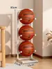 Estante de almacenamiento para baloncesto para uso doméstico, estante simple de varias capas para guardar balones de fútbol y voleibol para niños